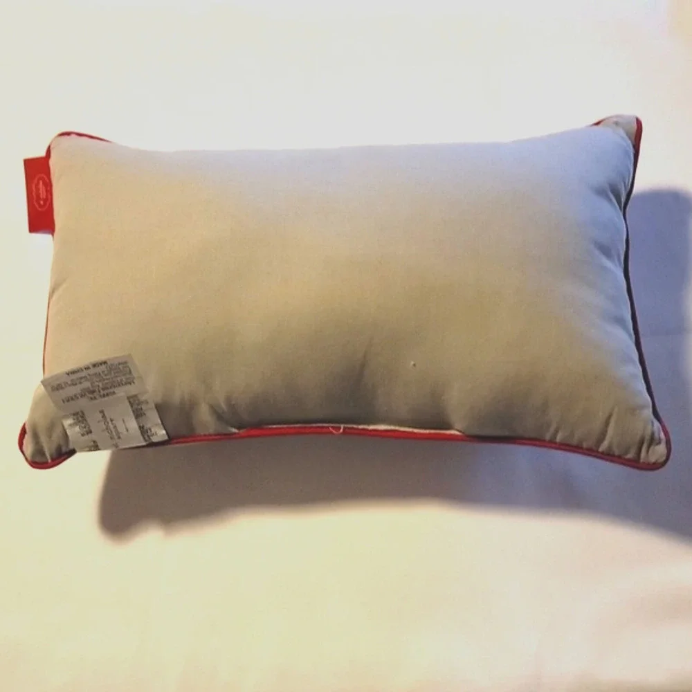 St Nicholas Square Noel Throw Pillow Grey 12
